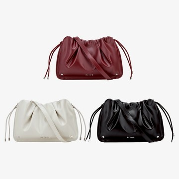 S'AIME 隨行抓皺束口軟方包 抓皺包 斜背包 通勤包 束口方包