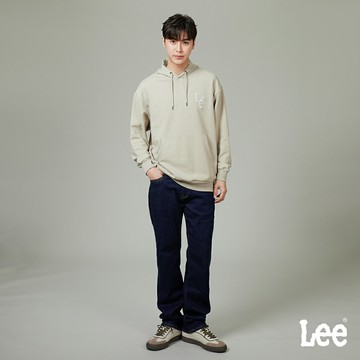 Lee 743 彈性中腰舒適直筒牛仔褲 男 深藍洗水 LB417057898