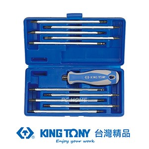 KING TONY 專業級工具 11件式 可換式起子組 KT32518MR