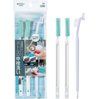 【JOKO JOKO】日本 Mameita 保溫瓶間隙清潔刷具組 3入組