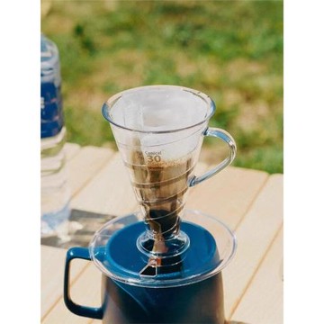 Tarachine咖啡手沖濾杯V型咖啡濾杯 AS樹脂滴濾器甜筒杯濾斗濾杯