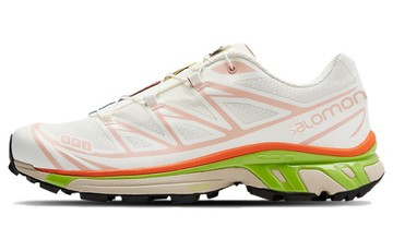 SALOMON XT-6 VANILLA WHITE PINK GREEN