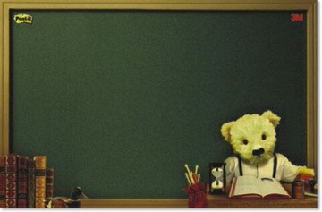 3M 利貼佈告欄 可再貼備忘板 熊熊系列 558