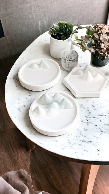 客製化禮物 山脈 + 字母 + 擴香座