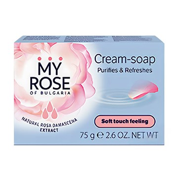 保加利亞 My Rose 乳霜皂 經典玫瑰  75g  1個