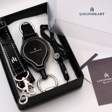 loginheart咖咖手機伸縮繩-含背帶&含夾片&含頸繩 手機掛繩/可調節式背帶/禮盒包裝