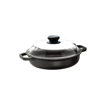 RISOLI 黑鑽系列不沾雙耳炒鍋20cm含蓋