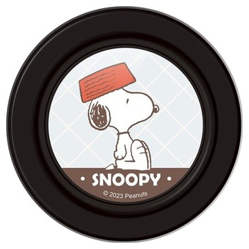 PEANUTS 史努比 磁吸氣囊手機支架 HSN-004  飯盒款 黑色  1個
