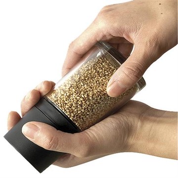 【ASVEL】FORMA芝麻陶瓷刀研磨罐-140ml(廚房收納 料理烘培 玻璃 調味瓶 調味罐)