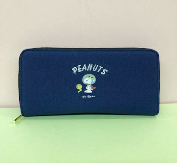 【震撼精品百貨】史奴比 Peanuts Snoopy  SNOOPY長夾-藍太空#26549 震撼日式精品百貨