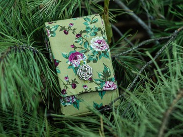 維多利亞玫瑰純棉塔羅牌收納包 神諭卡牌套 塔羅牌夾