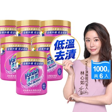 [Vanish 漬無蹤] 超強萬用去漬霸金裝版1000g 6入組