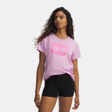 【UNDER ARMOUR】UA 女 VARSITY 短袖T-Shirt