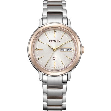 CITIZEN XC 七夕情人節推薦 光動能大三針女錶 開學新裝備 EW2429-56X