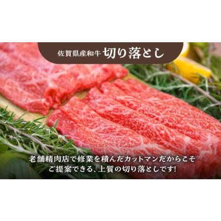 ふるさと納税 佐賀県産和牛 食卓にうれしいバラエティ セット （切り落とし 500g＆ステーキ食べ比べ 300g）【有限会社佐賀セントラ.. 佐賀県白石町