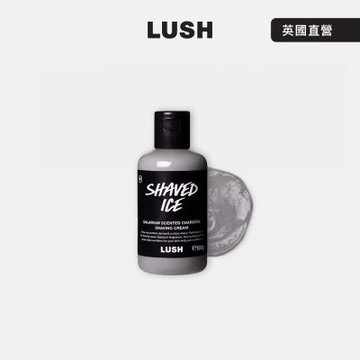 【LUSH 嵐舒】Shaved Ice 冰爽活碳剃毛膏 100g(刮鬍膏/檀香/燕麥/橄欖/薄荷)