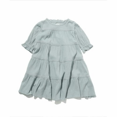 シューラルー 楊柳ティアードワンピース キッズ ライト グリーン 09 90cm Shoo La Rue 通販 Lineポイント最大get Lineショッピング