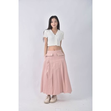 (F) the most韓牌珠珠粉色長裙二手衣