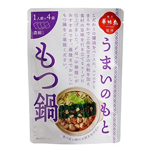 博多華味鳥監修 うまいのもと もつ鍋 120g(30g×4袋)×3袋 トリゼンフーズ