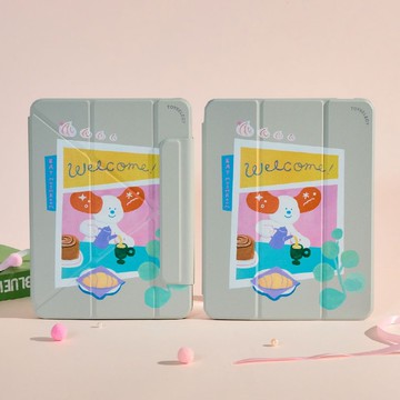 食菇welcome強悍磁吸iPad三折/Y折保護殼