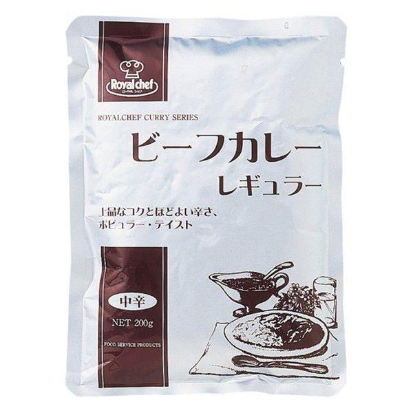 レトルト ビーフカレー レギュラー 中辛 200g UCC RCH ロイヤルシェフ 業務用 0109ｘ２食セット 卸 送料無料メール便 ポイント消化