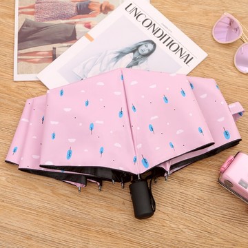 全自動雨傘女折疊防曬防紫外線便攜可愛輕小少女心ins晴雨兩用傘