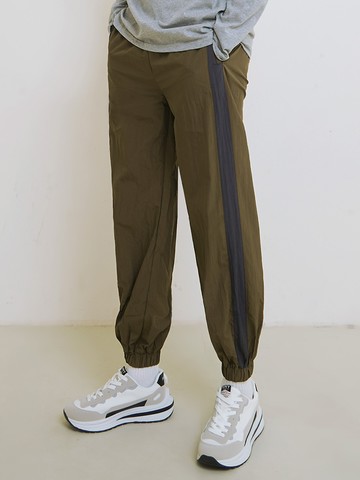 親子系列．色塊拼接設計運動縮口褲