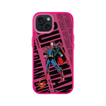 iPhone 15 Clear 粉漾桃 - Superman - Superman-擺脫束縛