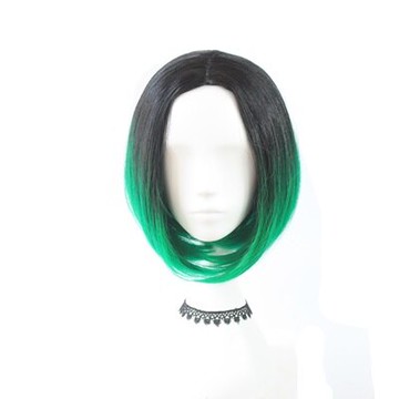 短假髮整頂假髮-中分鮑伯頭漸層挑染短直髮女假髮2色73rr30【獨家進口】【米蘭精品】