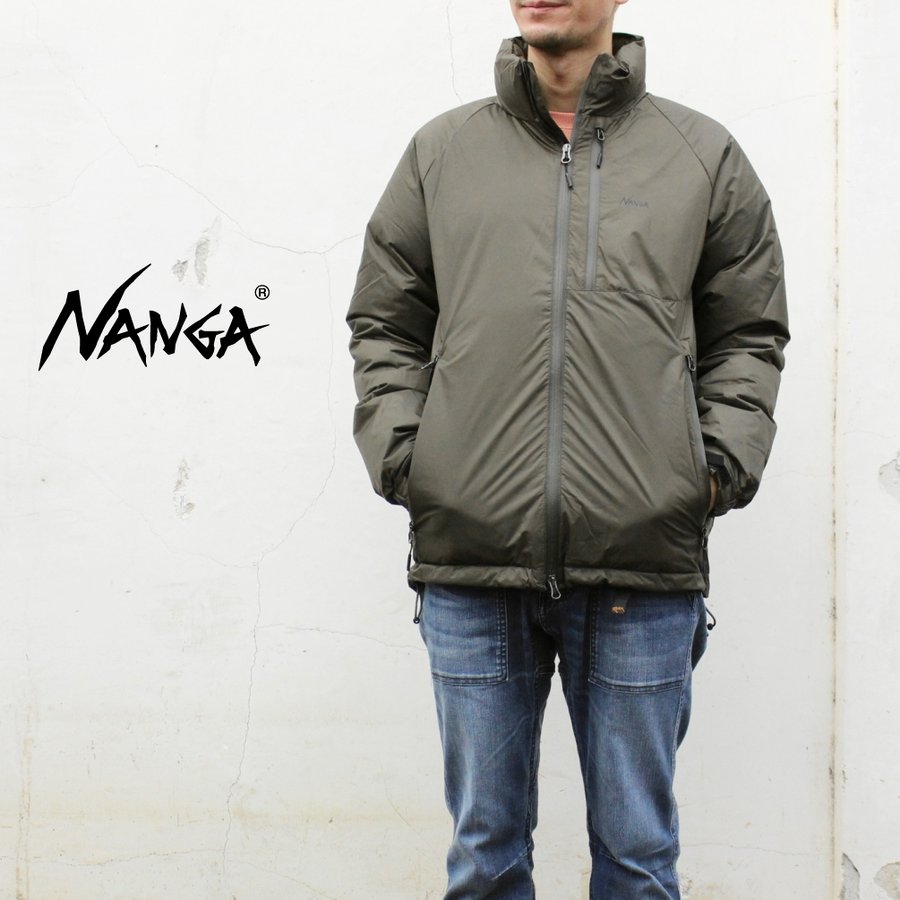 ナンガ NANGA オーロラスタンドカラーダウンジャケット(メンズ) AURORA STAND COLLAR DOWN JACKET カーキ KHA  N1asKH 通販 LINEポイント最大0.5%GET | LINEショッピング