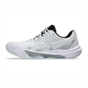 Asics 亞瑟士 Sky Elite FF 3 [1051A080-105] 男 排球鞋 包覆 回彈 白 銀黑