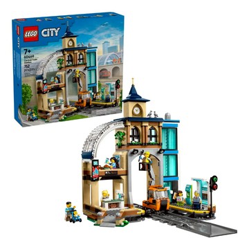 LEGO 樂高 城市系列 中央車站 Central Train Station  60469  多色  1盒