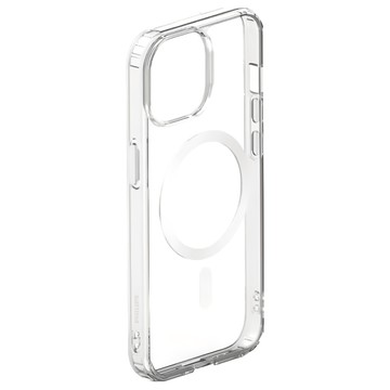 PHILIPS 飛利浦 磁吸式透明防摔殼  iPhone 15 plus  銀色