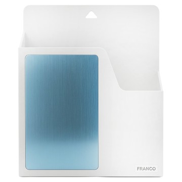 Changsin Living 昌信生活 FRANCO 磁吸式多用途可壁掛收納盒 20 x 4.5 x 25cm  白色  1個