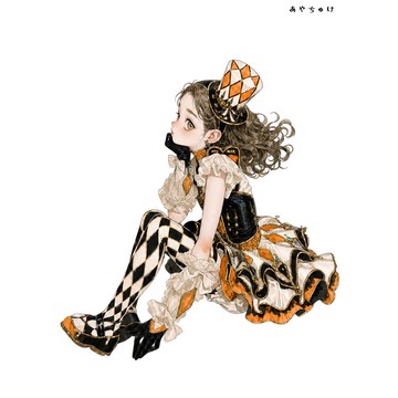 【6 月新品】07-135-0039 人物貼紙 馬戲團風格
