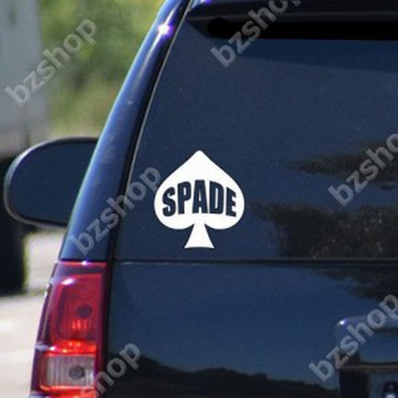 車 バイク スペード ステッカー 窓 ガラス 用 おしゃれ 店舗 オリジナル 給油口 名入れ 装飾 屋外 かっこいい オーダーメイド アウトドア 通販 Lineポイント最大10 0 Get Lineショッピング