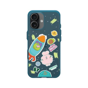 iPhone 17 Clear (相機按鈕) 夜幕藍 - KINGJUN - 太空貼貼貼