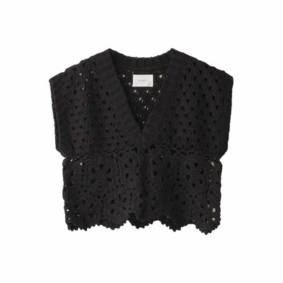 MIDIUMISOLID クロシェカーディガン www.denti.by