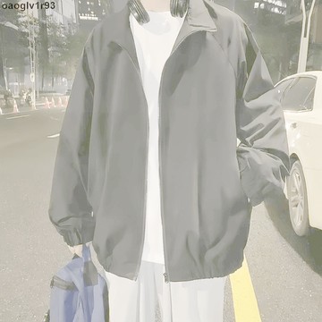 外套 EXLUX美式高街沖鋒衣外套男春季寬松大碼學生情侶休閑棒球夾克潮