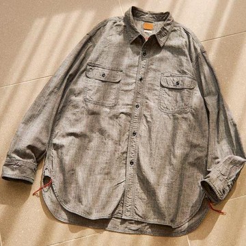 FREAK'S STORE 【日本製造】JAPAN色織布長袖襯衫