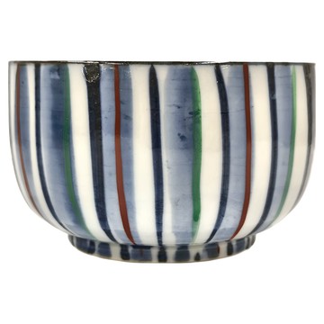 小缽 陶瓷碗碟杯適用 產地日本  染錦十草印立  1個