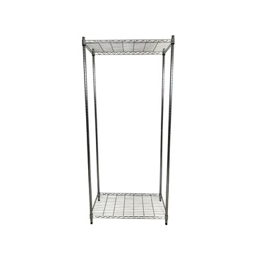 我塑我形 90 x 45 x 180 cm MIT耐重萬用鐵力士鍍鉻二層架 收納架 置物架 鐵力士架 鞋架