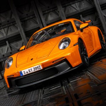 比美高18-21104仿真911 GT3合金超跑模型靜態汽車擺件收藏送男生