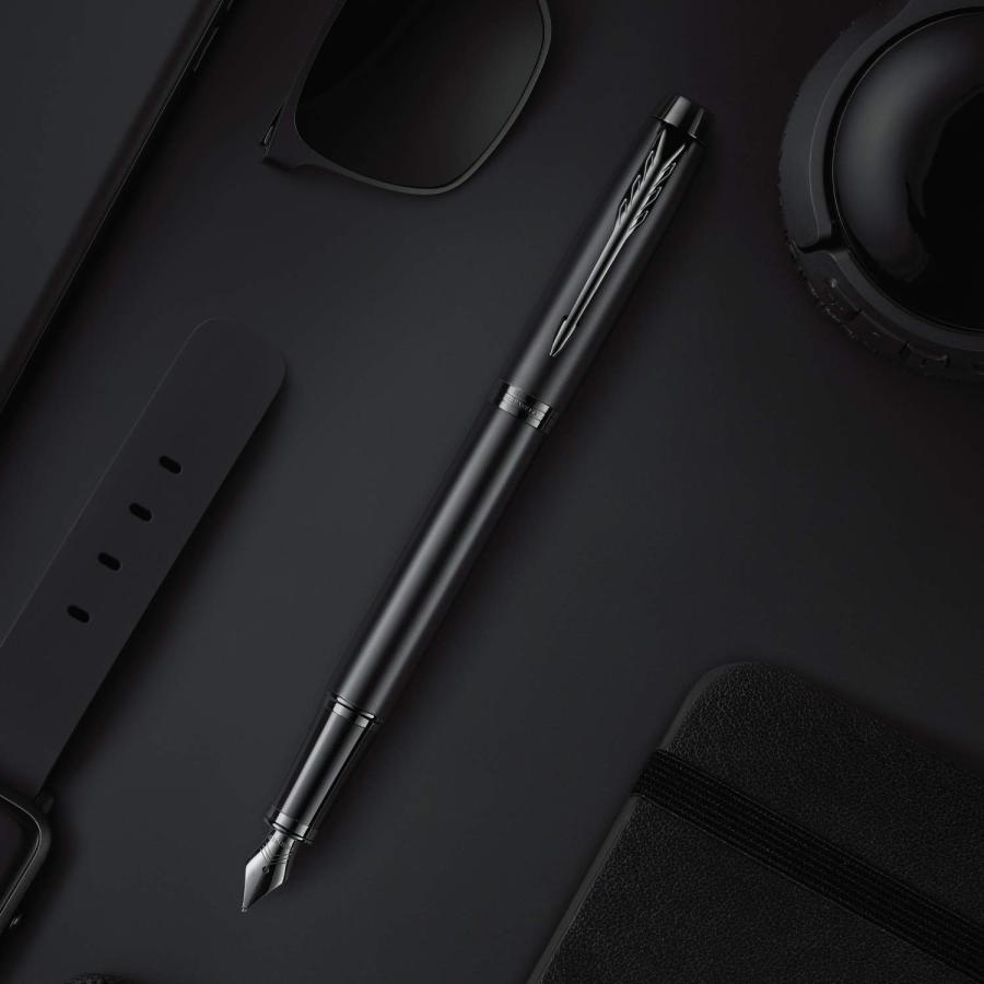 PARKER パーカー IM アクロマティックコレクション 万年筆 マット ブラック BT 21 27900 正規輸入品