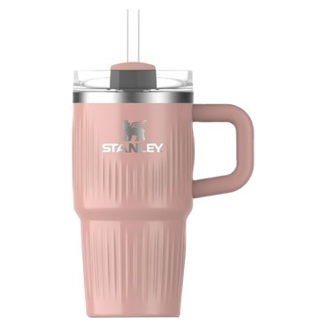 STANLEY 台灣公司貨 TEXTURE系列 吸管隨手杯2.0  鉑金粉  1個  590ml