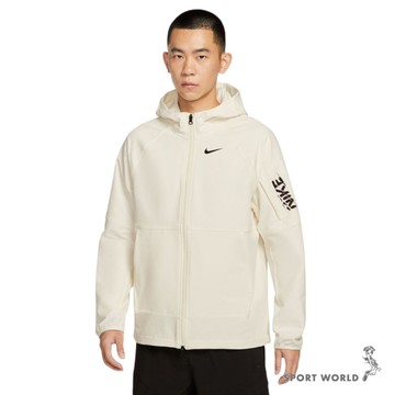 Nike 連帽外套 男裝 拉鍊口袋 米【運動世界】IM9359-133