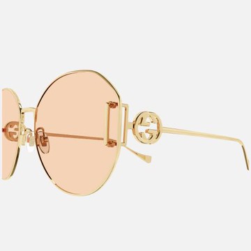 【GUCCI 古馳】金屬太陽眼鏡(GG1206SA-004)