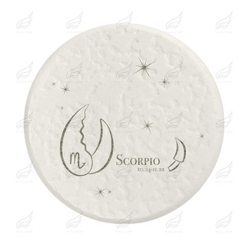 珪藻土超吸水杯墊(天蠍座)杯墊 珪藻土杯墊 吸水杯墊 可吸水 送禮小物 婚禮小物 企業送禮 紀念品
