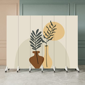 辦公室屏風隔斷簡約現代客廳進門折疊移動遮擋臥室簡易折屏可定製/屏風/擋風屏/隔斷屏/遮擋屏/玄關屏風/客廳屏風