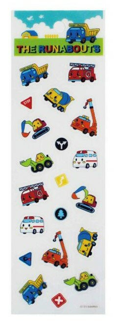 敦景 - 樂跑小車 可愛小貼紙 RB04481